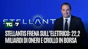 Stellantis frena sull’elettrico: 22,2 miliardi di oneri e crollo in Borsa