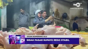 BERITA BASO PLEMBANG - SIDAK PASAR SUPAYO REGO STABIL