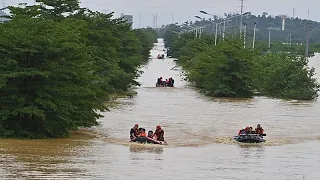 Hundreds more flights cancelled as Tropical Storm Dolphin causes flooding in eastern China