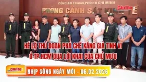 Hé lộ thủ đoạn pha chế xăng giả tinh vi ở TP.HCM qua lời khai của chủ mưu | Nhịp sống ngày mới