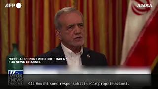 Pezeshkian: "It is up to the US to decide whether to end the war"