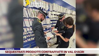 NEWS. TAX EVASION AND COUNTERFEIT PRODUCTS IN VAL D'AGRI