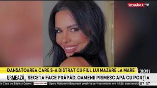 Andreea Popescu's reaction after being filmed in an unexpected situation with Radu Mazăre Jr.