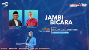 JAMBI BICARA (Edisi 16 Februari 2026) | Bersama Lawan Terorisme#TVRIJambi#MediaPemersatuBangsa