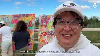 Facing cancer, they express themselves in color with Jo Di Bona