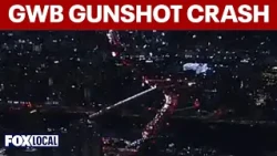 Driver dies after gunshot in GWB crash, causing major delays