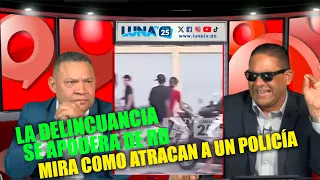 The Commentators: UNBELIEVABLE criminals rob a former police officer in front of a school