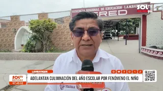 Lambayeque: School year end moved up due to El Niño phenomenon