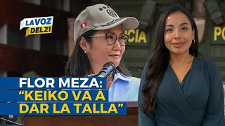 Flor Meza defends Keiko Fujimori's government: "We have to let her work"