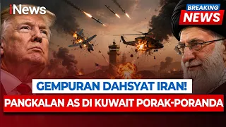 PANGKALAN AS DI KUWAIT DIGEMPUR IRAN! Drone dan Helikopter Hancur Lebur | BREAKING NEWS