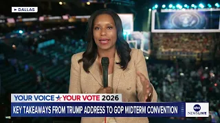 Key takeaways from President Trump's address at GOP's first-ever midterm convention