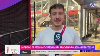 Security operation for the Argentina vs. Paraguay and Boca vs. Racing matches