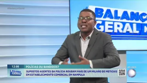 #BalançoGeral: Supostos agentes da polícia roubam mais de um milhão de meticais em estabelecimento