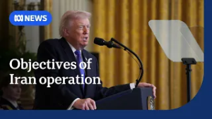 Trump says he will not get 'bored' of striking Iran | ABC NEWS