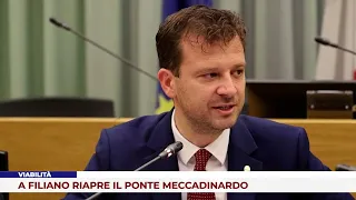 ROAD INFRASTRUCTURE. MECCADINARDO BRIDGE IN FILIANO REOPENS