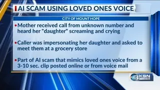Kansas town warns of AI scam using loved ones' voices