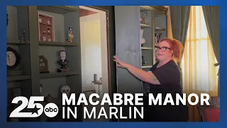 Couple transforms Victorian home into spooky 'Macabre Manor' in Marlin