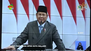 SPECIAL PLENARY SESSION OF THE DPRD FOR THE 81ST INDONESIAN INDEPENDENCE DAY TO HEAR THE PRESIDEN...