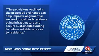 New laws target Sewerage and Water Board oversight, debit card fees, and balloon bans