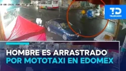 Man dragged by mototaxi in Chimalhuacán, Edomex; driver was speeding