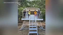 Kauai County installs new lifeguard tower at Wanini Beach