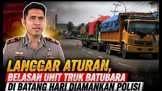 VIOLATING REGULATIONS, DOZENS OF COAL TRUCKS IN BATANG HARI SEIZED BY POLICE