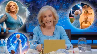 "We beat Tutankhamun": Mirtha had fun with the memes made about her after Argentina-Egypt