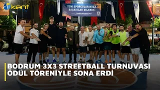 BODRUM 3X3 STREETBALL TURNUVASI ÖDÜL TÖRENİYLE SONA ERDİ