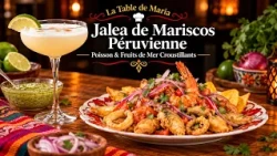 La Table de Maria: Jalea de Mariscos Péruvienne | Poisson & Fruits de Mer Croustillants