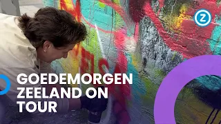 Goedemorgen Zeeland On Tour, Graffiti spuiten in Terneuzen