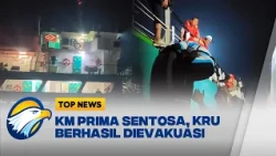 KM Prima Sentosa Terbakar, Basarnas Berhasil Selamatkan Puluhan Kru Kapal - [Top News]
