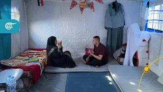 Telling her pain through sign language.. Israa Nassar battles cancer in Gaza