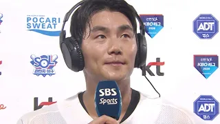 Jang Jin-hyuk, the miracle of his first walk-off extra-inning homer in 11 seasons: "My conviction...
