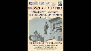 State Archives of La Spezia, an exhibition on bronze monuments for the fatherland 09/24/2026