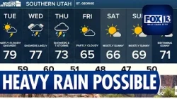 Utah Forecast: Widespread Rain and Flash Flood Potential