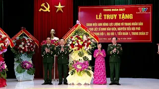 Posthumous Conferment of the Title Hero of the People's Armed Forces to Martyr Dinh Van Kien