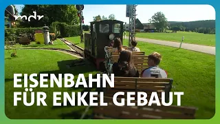 Eigene Eisenbahn im Garten | MDR um 4 | MDR