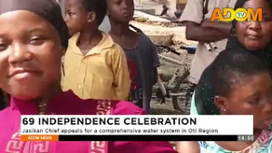 69 Independence Celebration: Jasikan Chief appeals for a comprehensive water system in Oti Region.