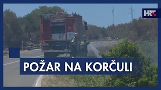 Požar na Korčuli stavljen je pod nadzor