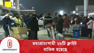 সিভিল অ্যাভিয়েশন ও প্রবাসী কল্যাণ মন্ত্রণালয়ের প্রস্তুতি | Flight Cancel | Independent TV