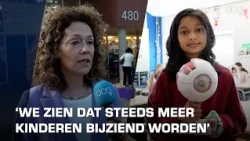 Oogfonds trapt campagne tegen bijziendheid af bij de Sterrensteen in Vinkhuizen