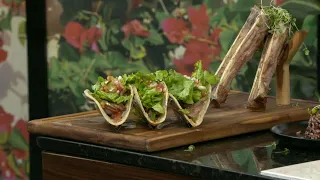 Fall in love with these steak and roasted bone marrow tacos