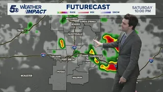 Latest Weather | Rain chances increase late into Saturday night