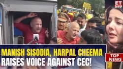 Manish Sisodia Launches Sharp Attack at CJP Protest in Chandigarh ‘Modi Wins Through Vote Chori’