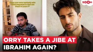 Orry Shares Cryptic Birthday video for Ibrahim Ali Khan amid fallout rumours; Says 'It's not too...'