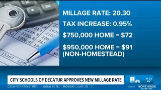 City Schools of Decatur vote to adopt new millage rate