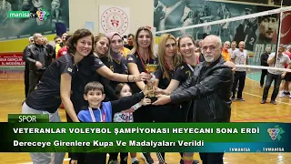VETERANLAR VOLEYBOL ŞAMPİYONASI HEYECANI SONA ERDİ