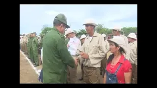 Cienfuegos hosts ceremony for the 53rd anniversary of the Youth Labor Army's founding
