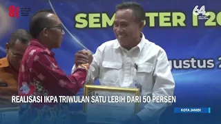 JAMBI TODAY | First Quarter Budget Performance Realization Exceeds 50 Percent #TVRIJambi #Nationa...