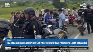 Tim Jaguar Tadulako Polresta Palu Intensifkan Patroli Selama Ramadan